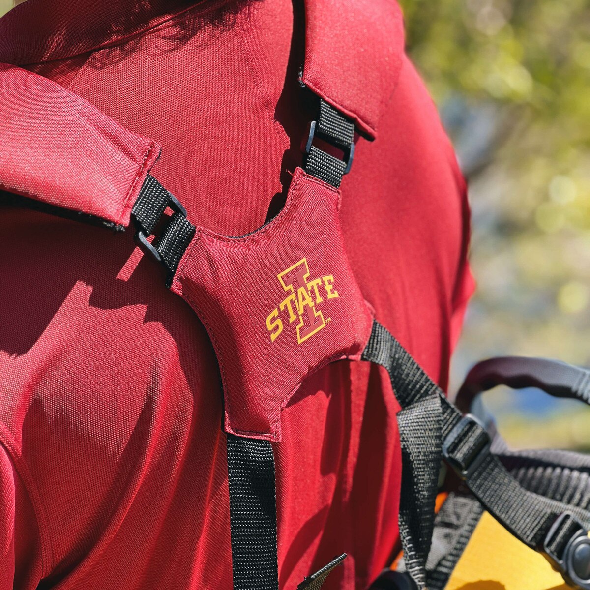I-State Cyclones Cardinal & Gold Back Nine Stand Golf Bag